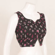 Sweetheart Neck Kantha Embroidered Cotton Blouse 10059249