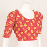 Kantha Embroidered Cotton Blouse 10059252