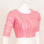 Pink Gotapatti Embroidered Chanderi Blouse 10059331