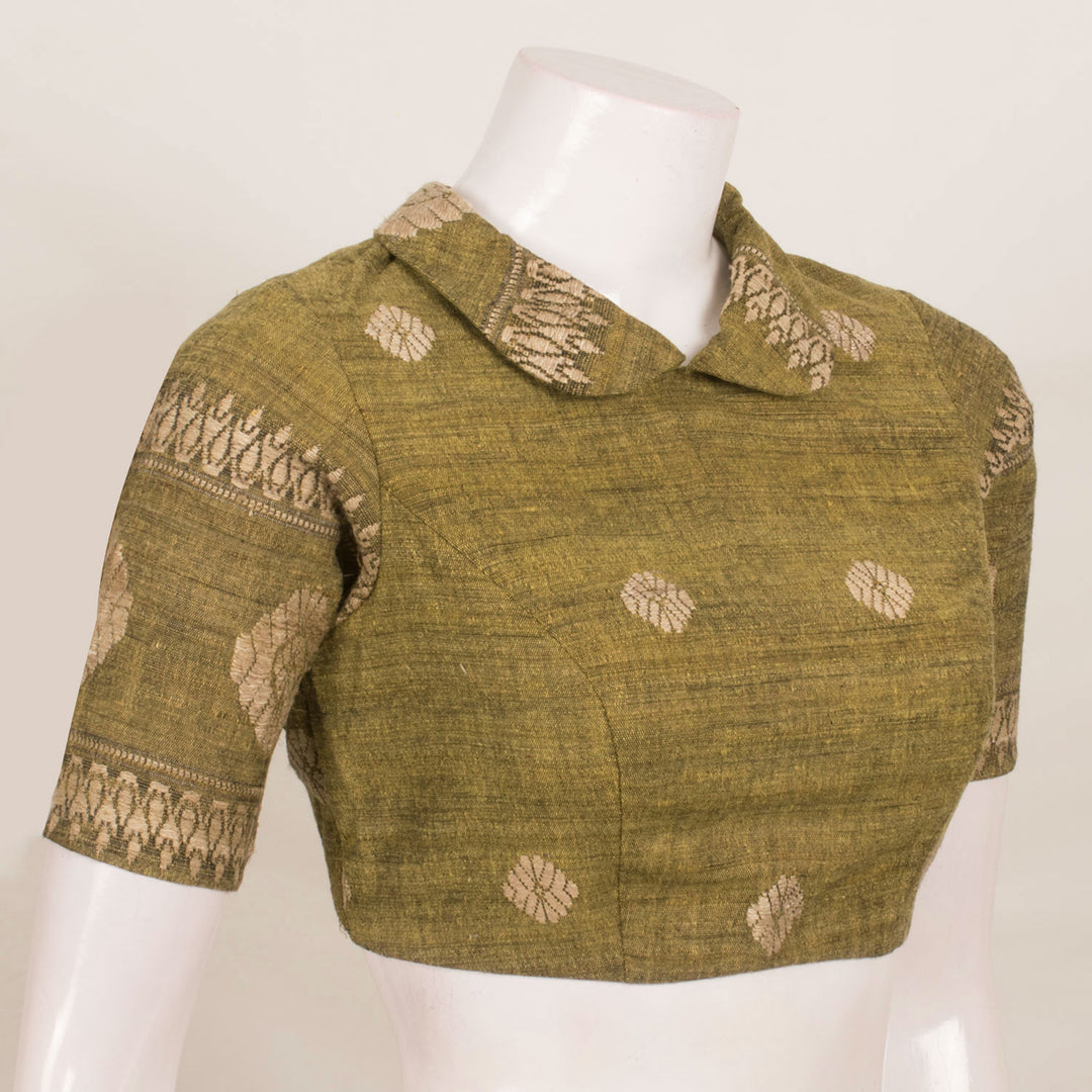 Handcrafted Khadi Cotton Blouse 10055536
