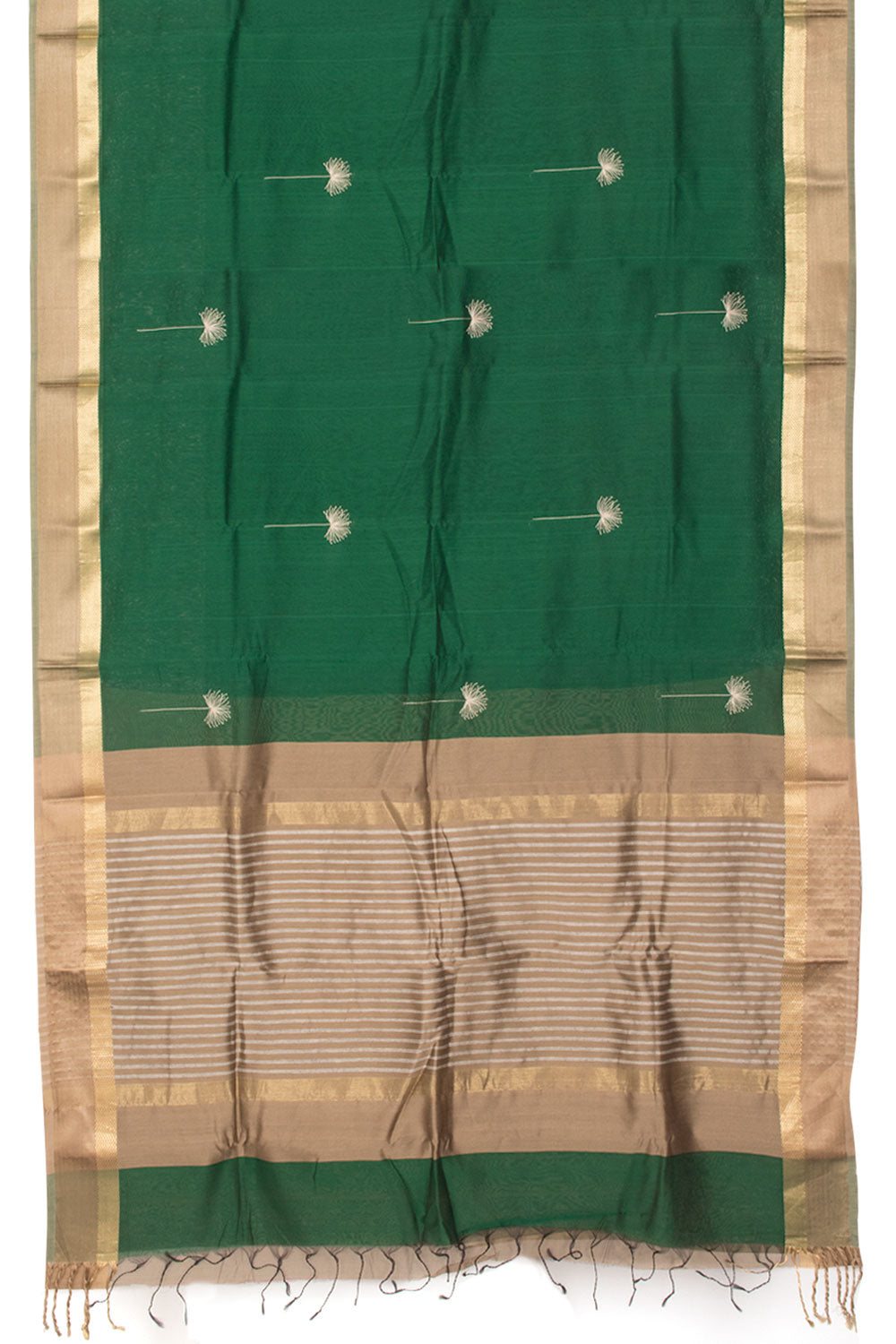 Hand Embroidered Maheshwari Silk Cotton Saree 10059925