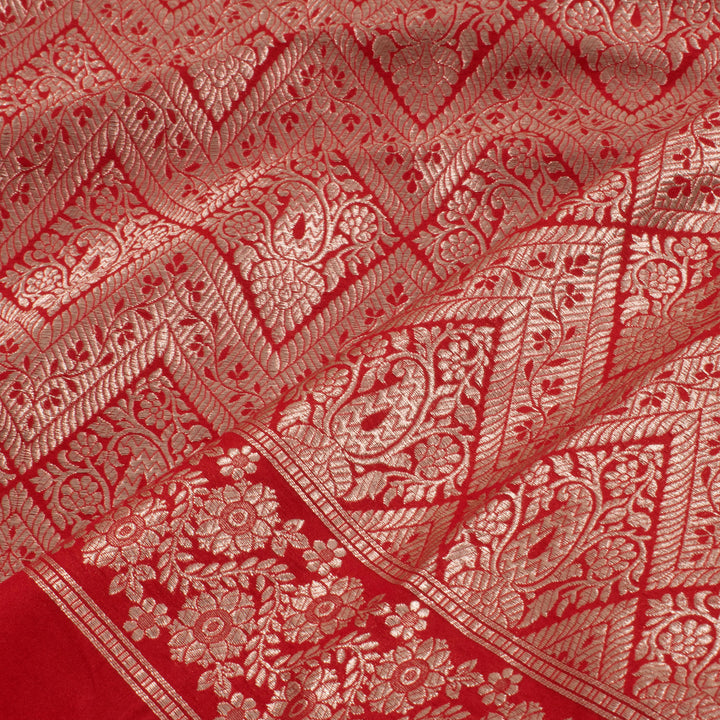 Handloom Banarasi Katrua Silk Salwar Suit Material 10055123