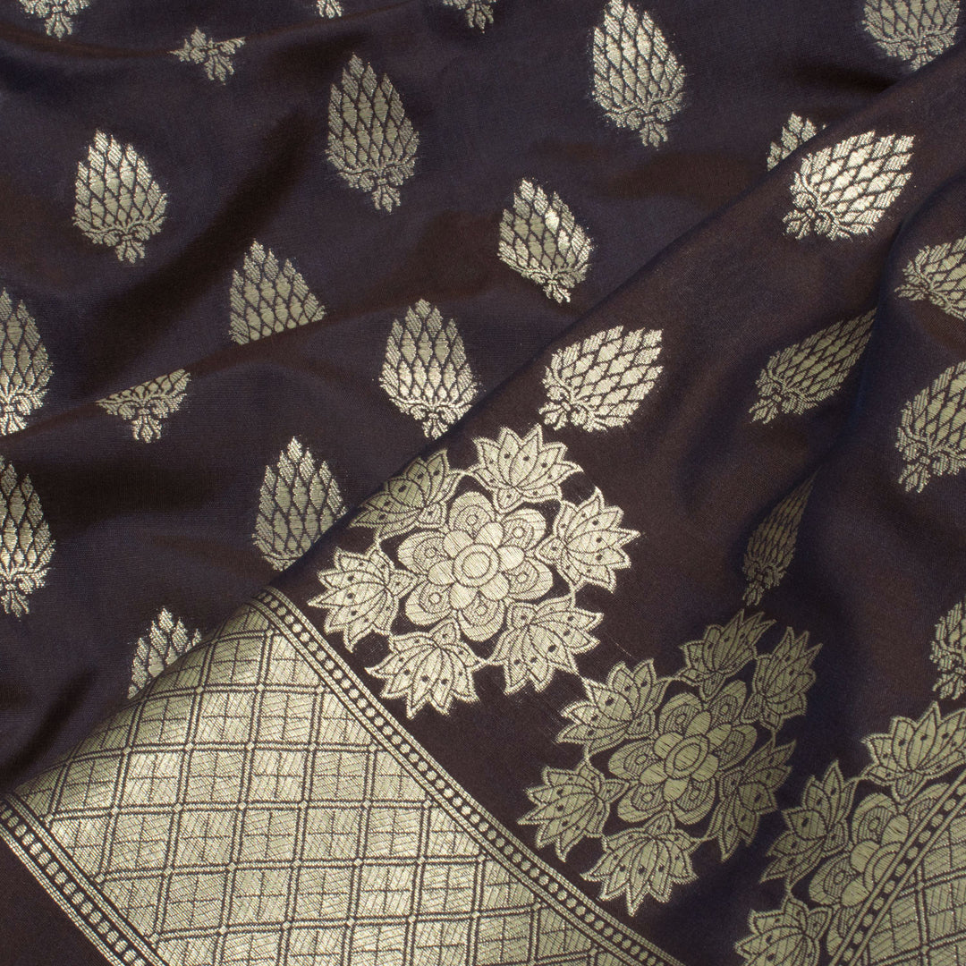 Handloom Banarasi Katrua Silk Salwar Suit Material 10055136
