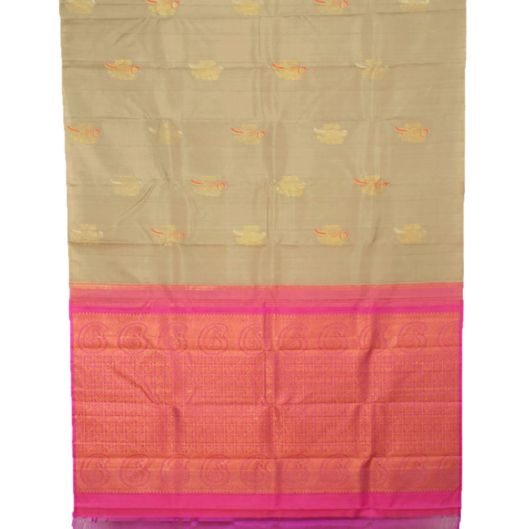 Kanjivaram Pure Zari Silk Saree 10053956