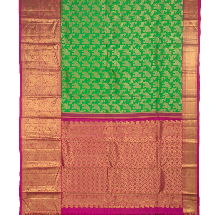 Pure Zari Bridal Kanjivaram Silk Saree 10055749