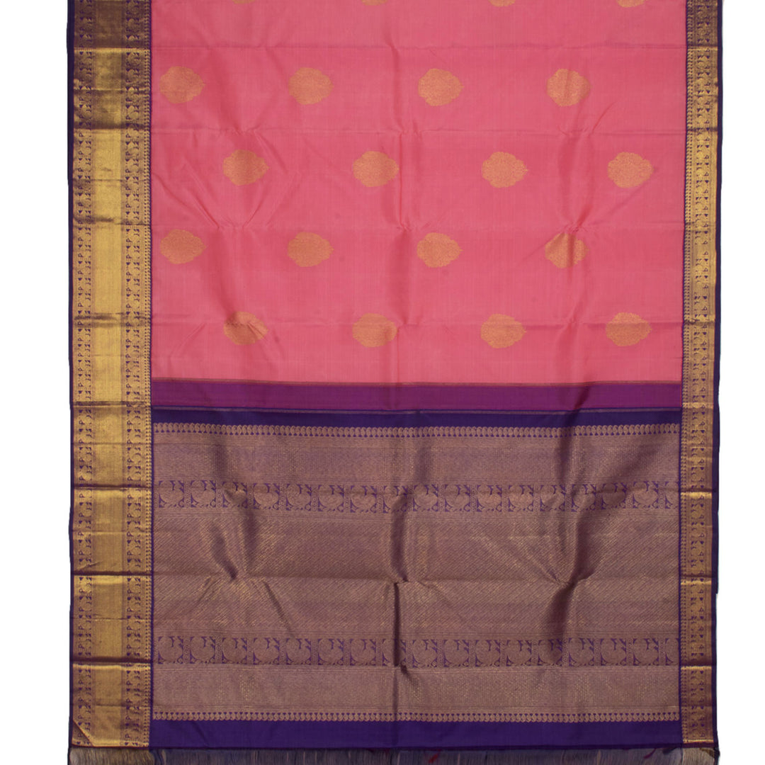 Handloom Pure Zari Bridal Kanjivaram Silk Saree 10056090