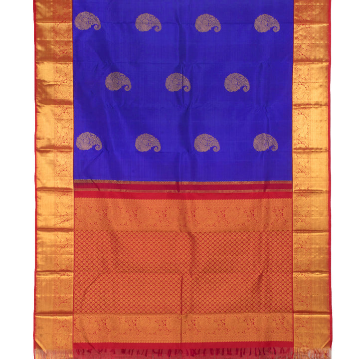 Handloom Pure Zari Korvai Kanjivaram Silk Saree 10056116