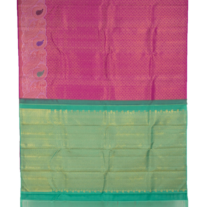 Handloom Pure Zari Bridal Jacquard Kanjivaram Silk Saree 10056125