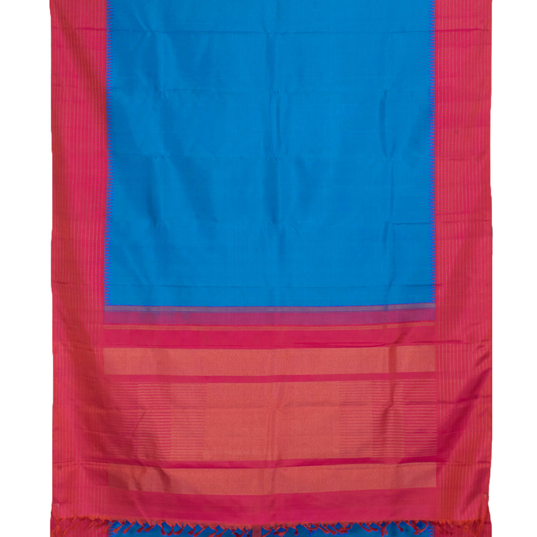 Handloom Pure Zari Korvai Kanjivaram Silk Saree 10056299