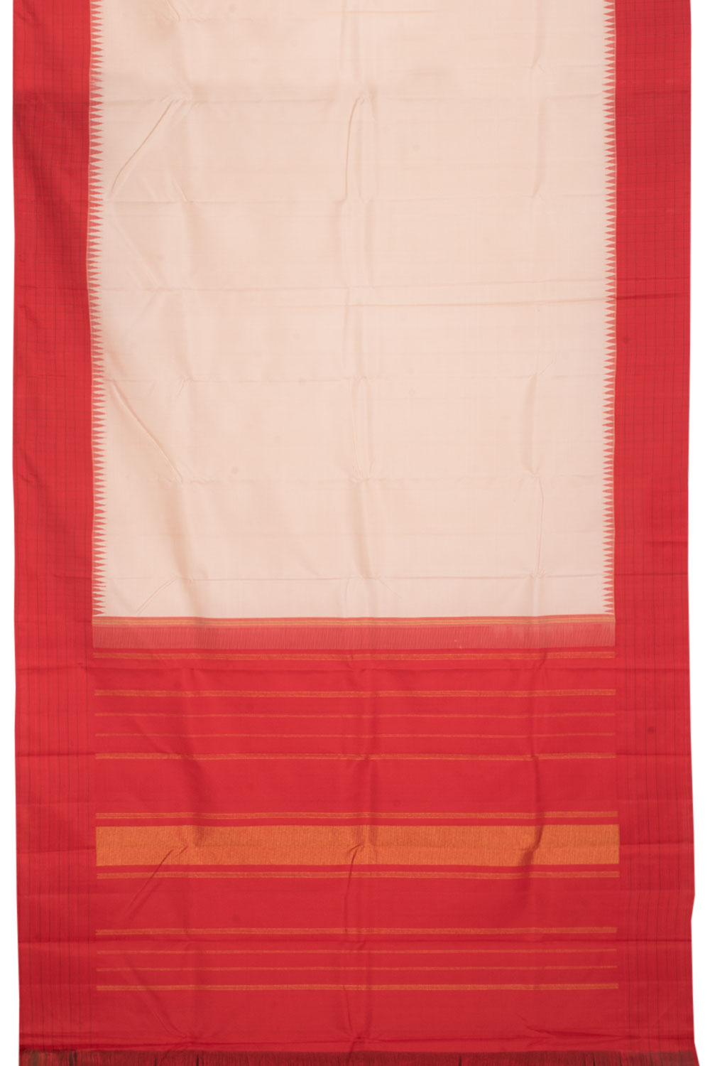 Pure Zari Korvai Kanjivaram Silk Saree 10059015