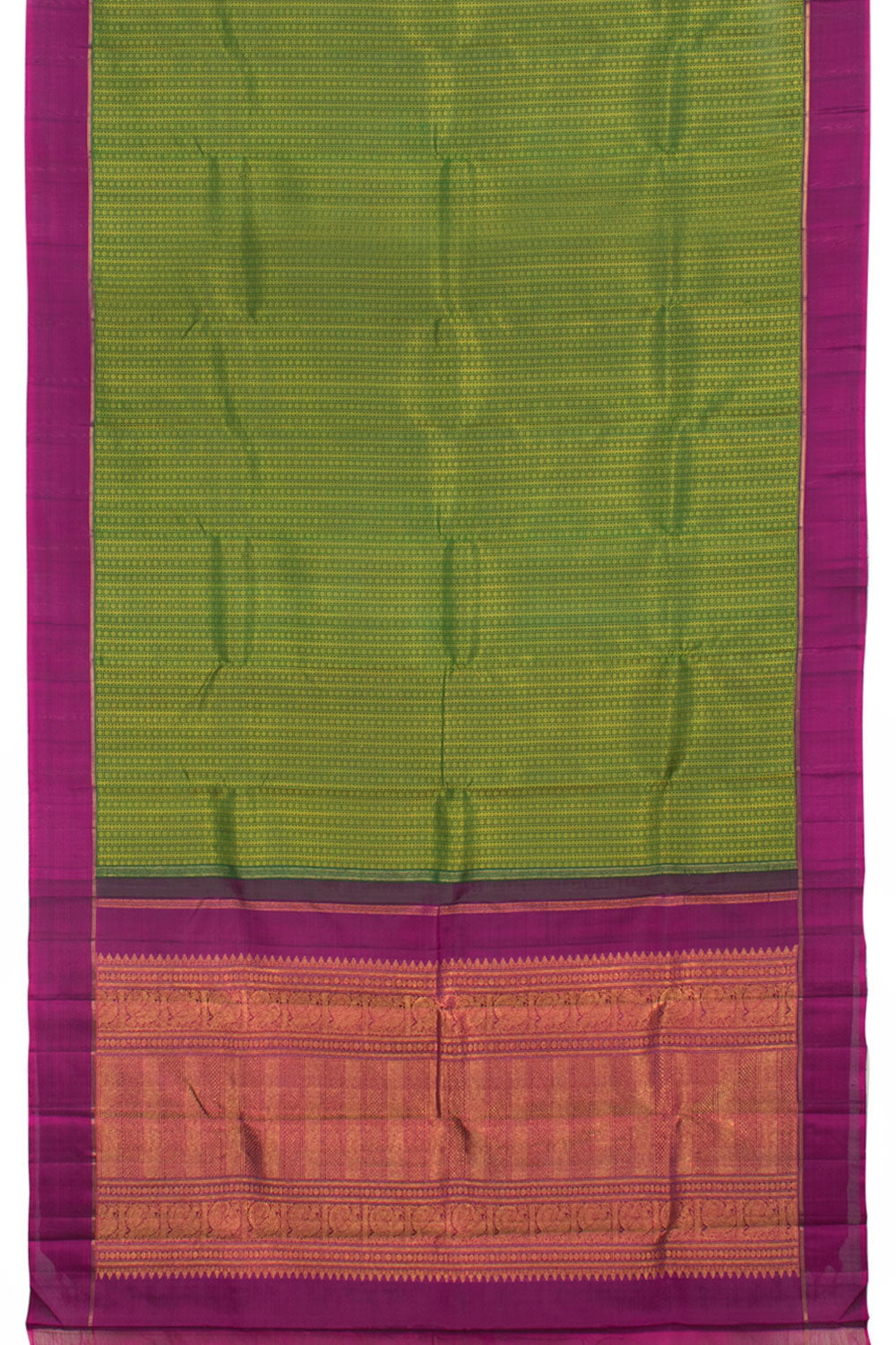 Pure Zari Threadwork Jacquard Kanjivaram Silk Saree 10059221