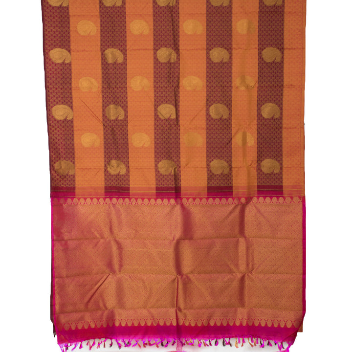 Kanjivaram Pure Silk Jacquard Saree 10054560