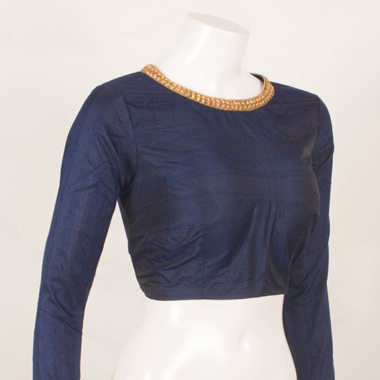 Handcrafted Raw Silk Blouse 10053460