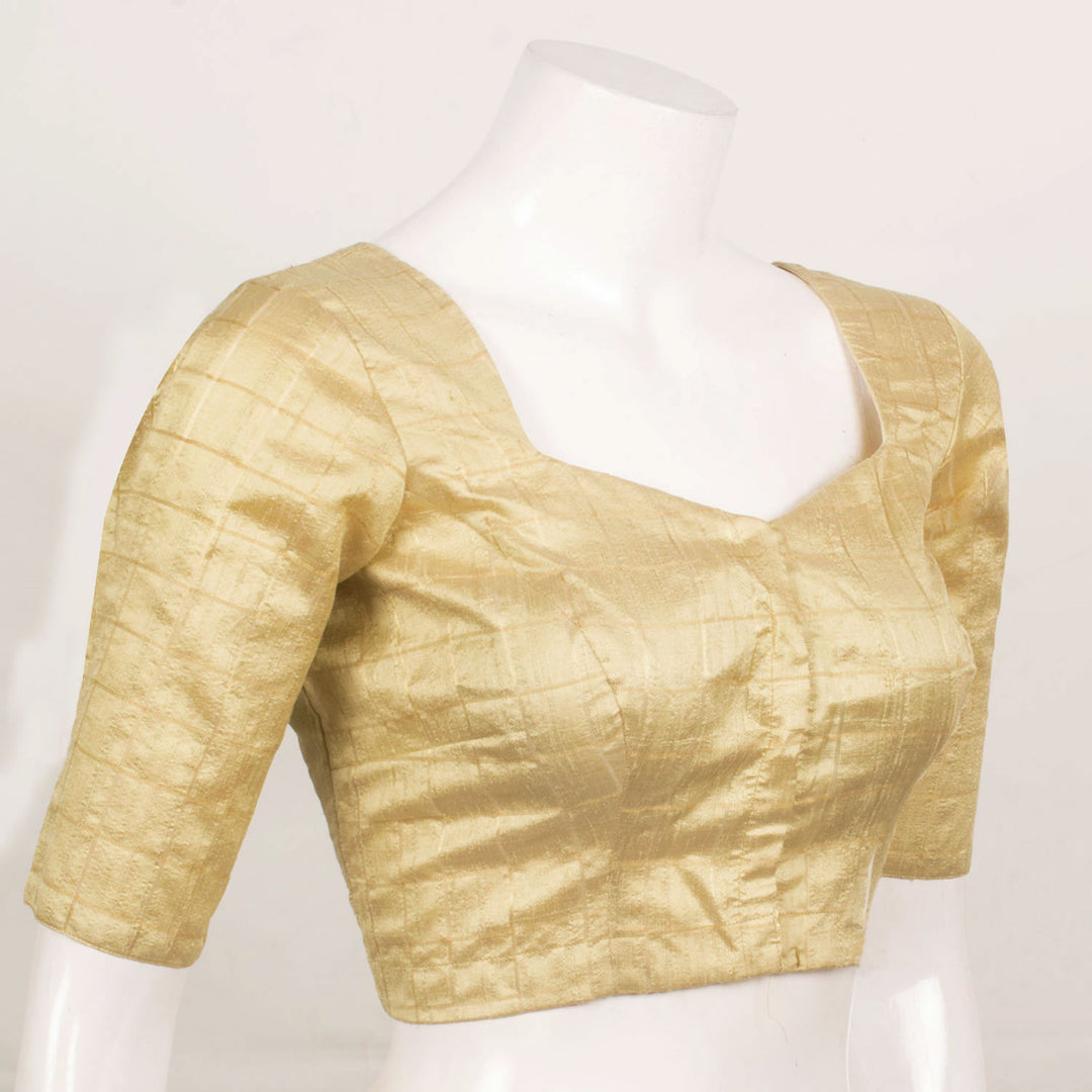 Handcrafted Raw Silk Blouse 10058675