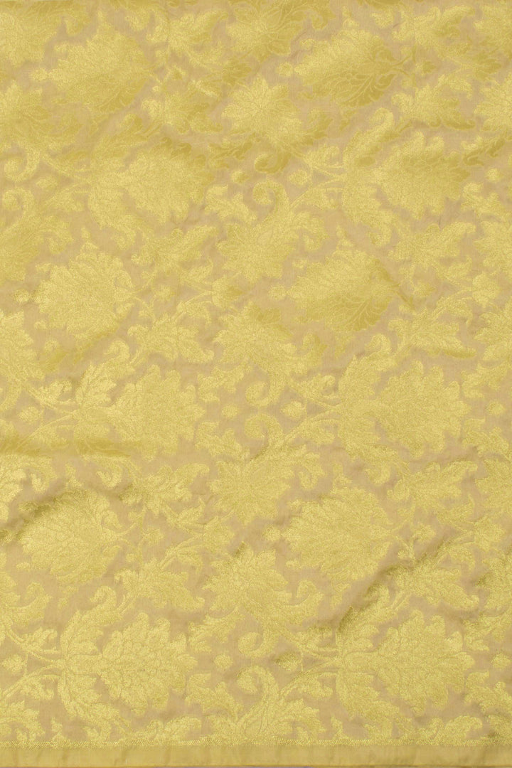 Handloom Banarasi Silk Blouse Material 10058181