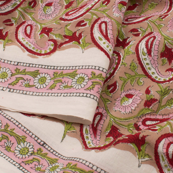 Sanganeri Hand Block Printed Cotton Salwar Suit Material 10056588
