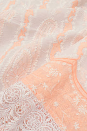 Chikankari Embroidered Cotton Anarkali Suit Material 10057955