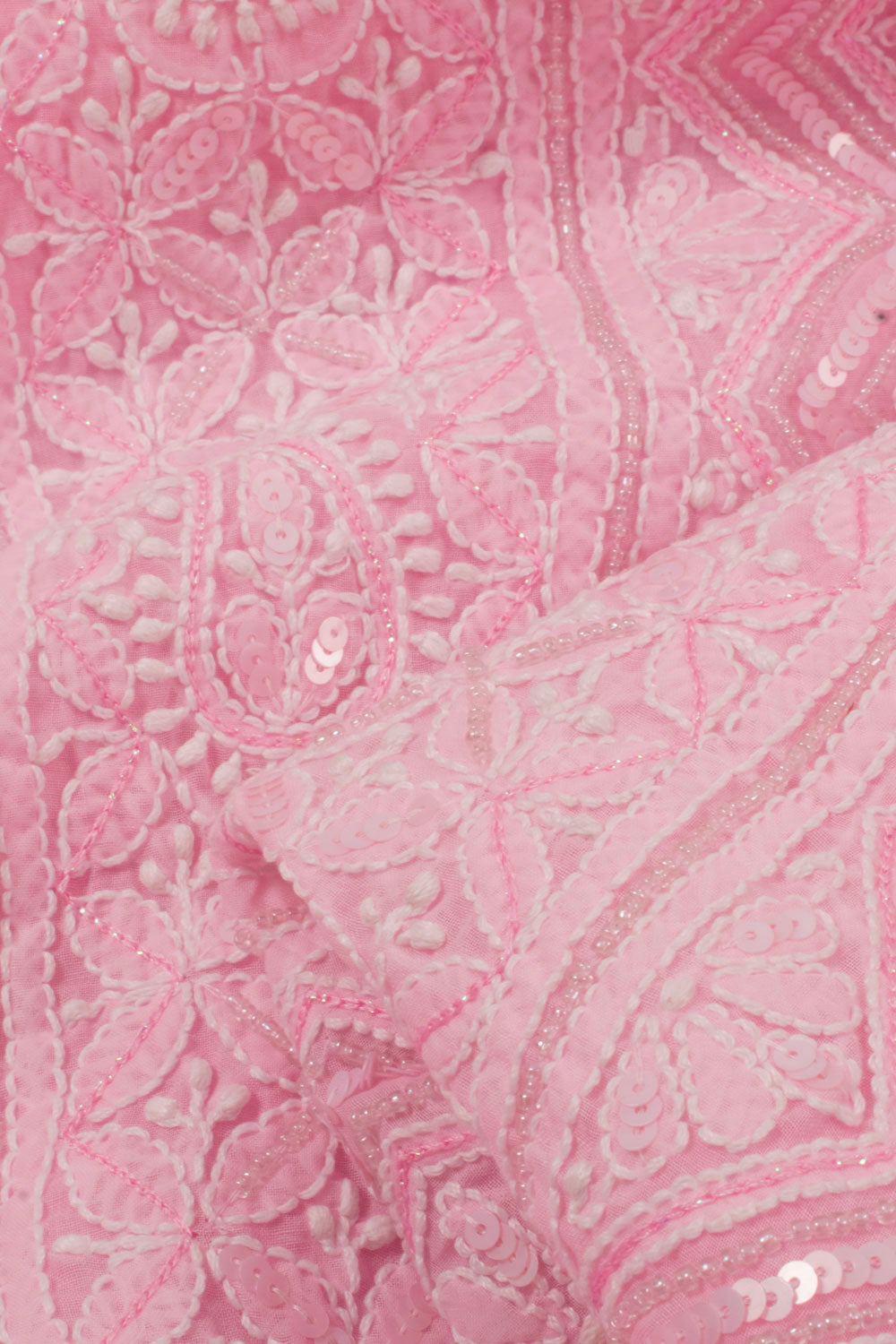 Chikankari Embroidered Cotton Salwar Suit Material 10057963