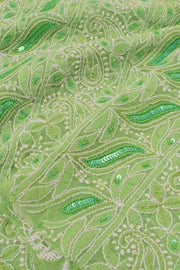 Chikankari Embroidered Cotton Salwar Suit Material 10057967