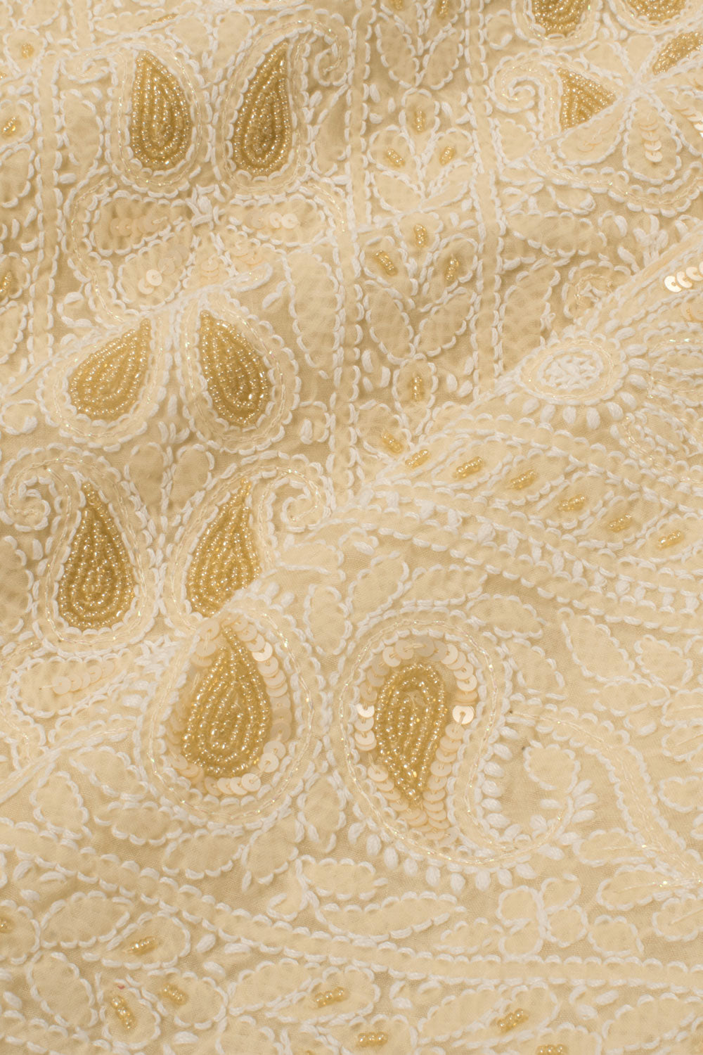 Chikankari Embroidered Cotton Salwar Suit Material 10057968