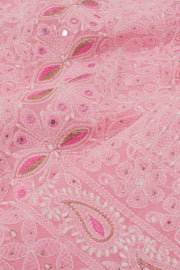 Chikankari Embroidered Cotton Salwar Suit Material 10057969