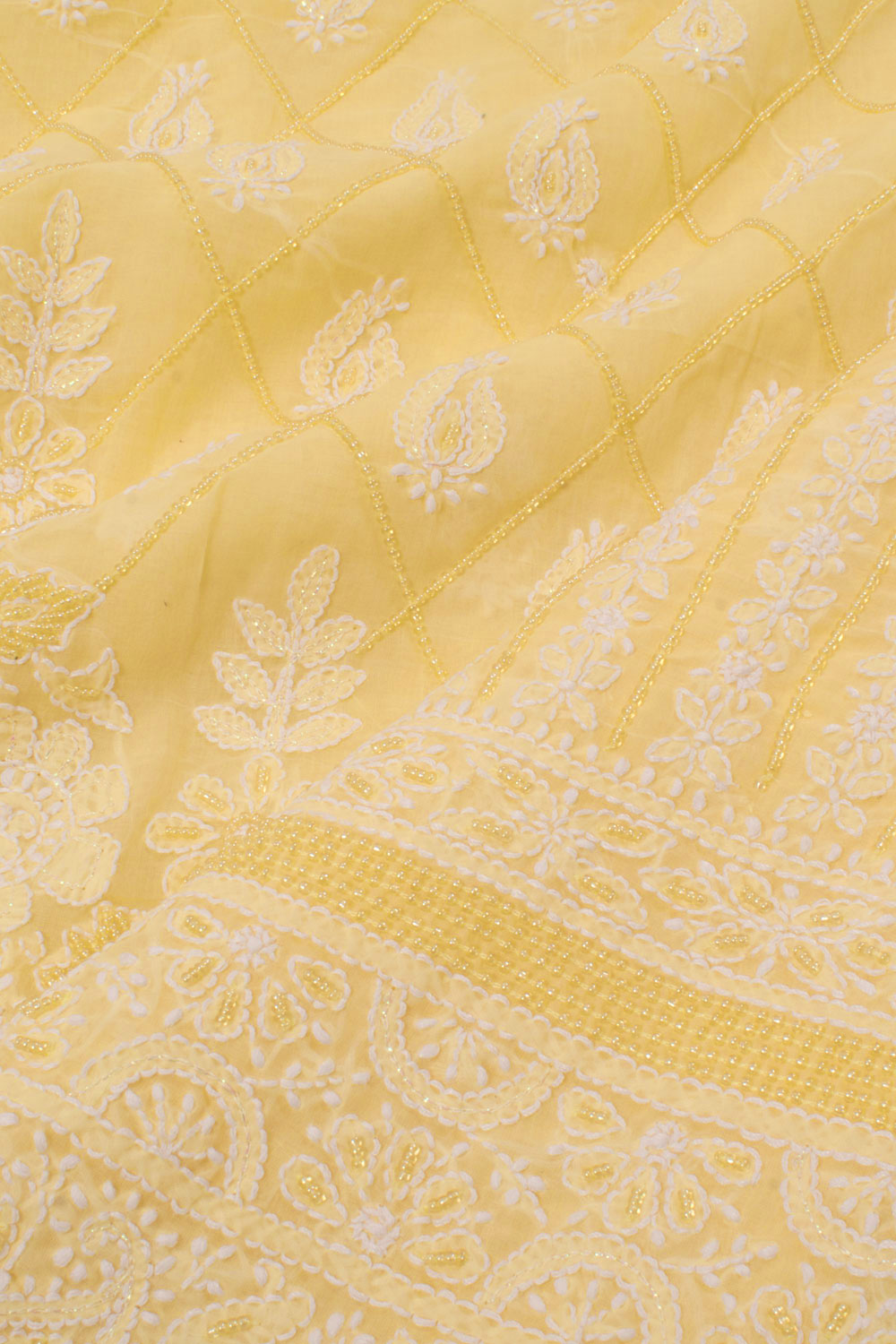 Chikankari Embroidered Cotton Salwar Suit Material 10057970