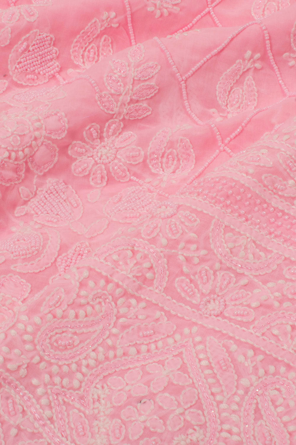 Chikankari Embroidered Cotton Salwar Suit Material 10057971