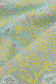 Chikankari Embroidered Cotton Salwar Suit Material 10057974