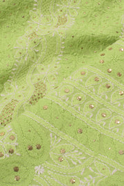 Chikankari Embroidered Cotton Salwar Suit Material 10057978