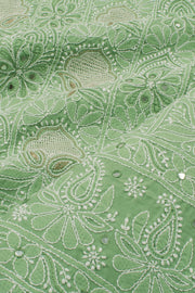 Chikankari Embroidered Cotton Salwar Suit Material 10057980