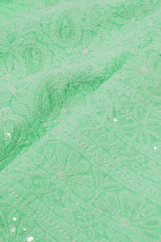 Chikankari Embroidered Cotton Salwar Suit Material 10057981