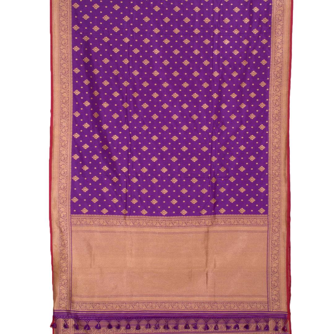 Handloom Banarasi Katrua Katan Silk Saree 10055507