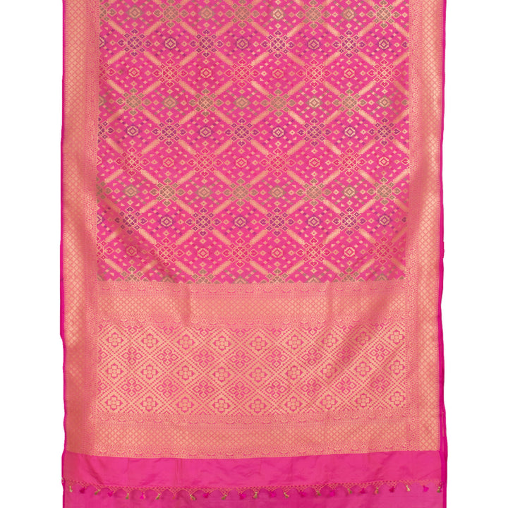 Handloom Patola Banarasi Katan Silk Saree 10056013
