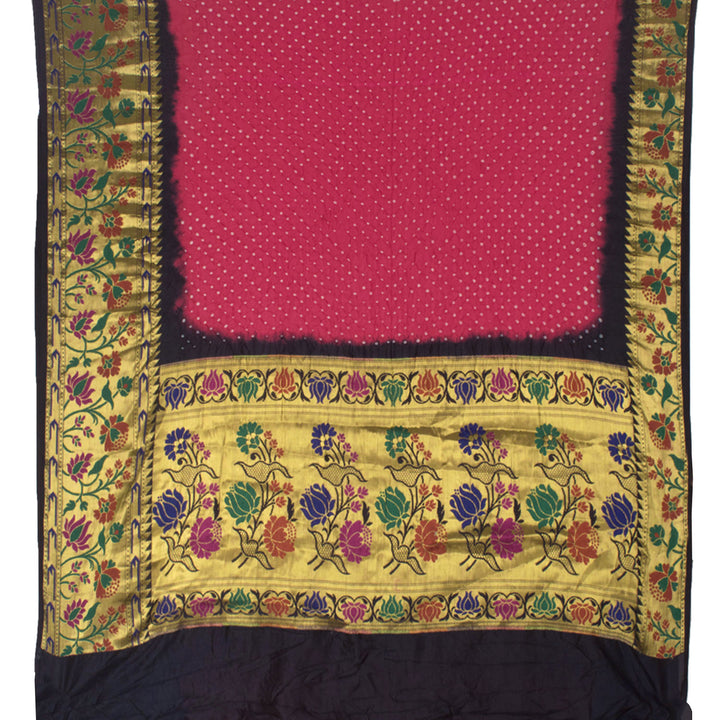 Kanjivaram Pure Silk Bandhani Saree 10057360