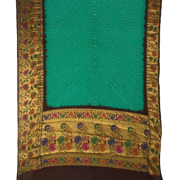 Kanjivaram Pure Silk Bandhani Saree 10057362