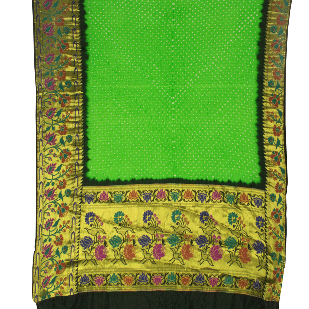 Kanjivaram Pure Silk Bandhani Saree 10057363