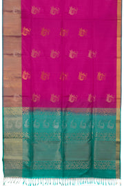 Barbie Pink Handloom Kanjivaram Soft Silk Saree 10058495