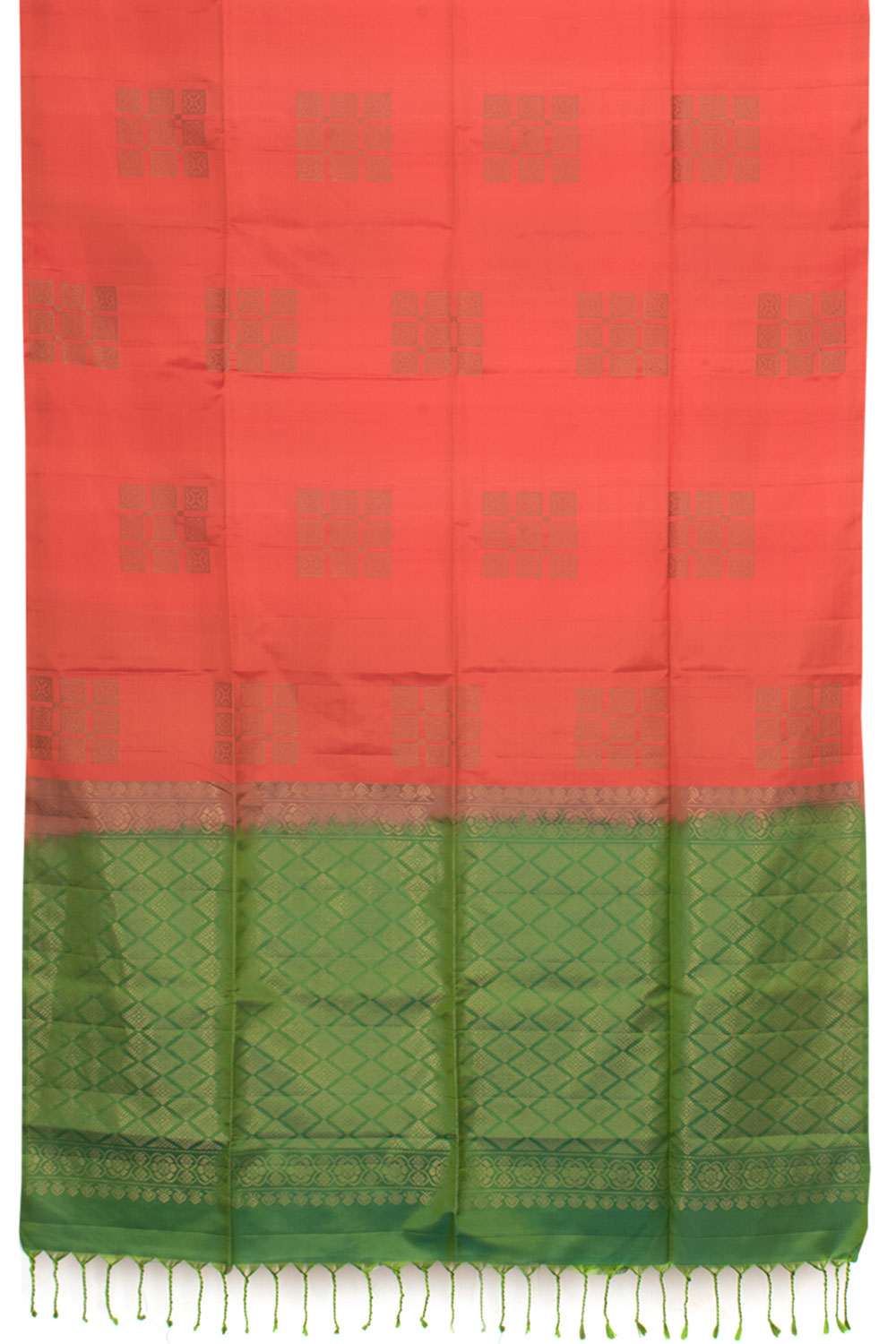Handloom Borderless Kanjivaram Soft Silk Saree 10058505