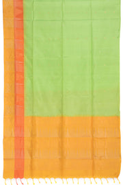 Mint Green Handloom Kanjivaram Soft Silk Saree 10059282