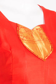 Size 0 to 16 yrs Pure Silk Kanchipuram Pattu Pavadai 10059826