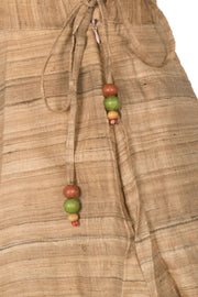 Hand Painted Madhubani Bhagalpur Tussar Silk Skirt 10057654