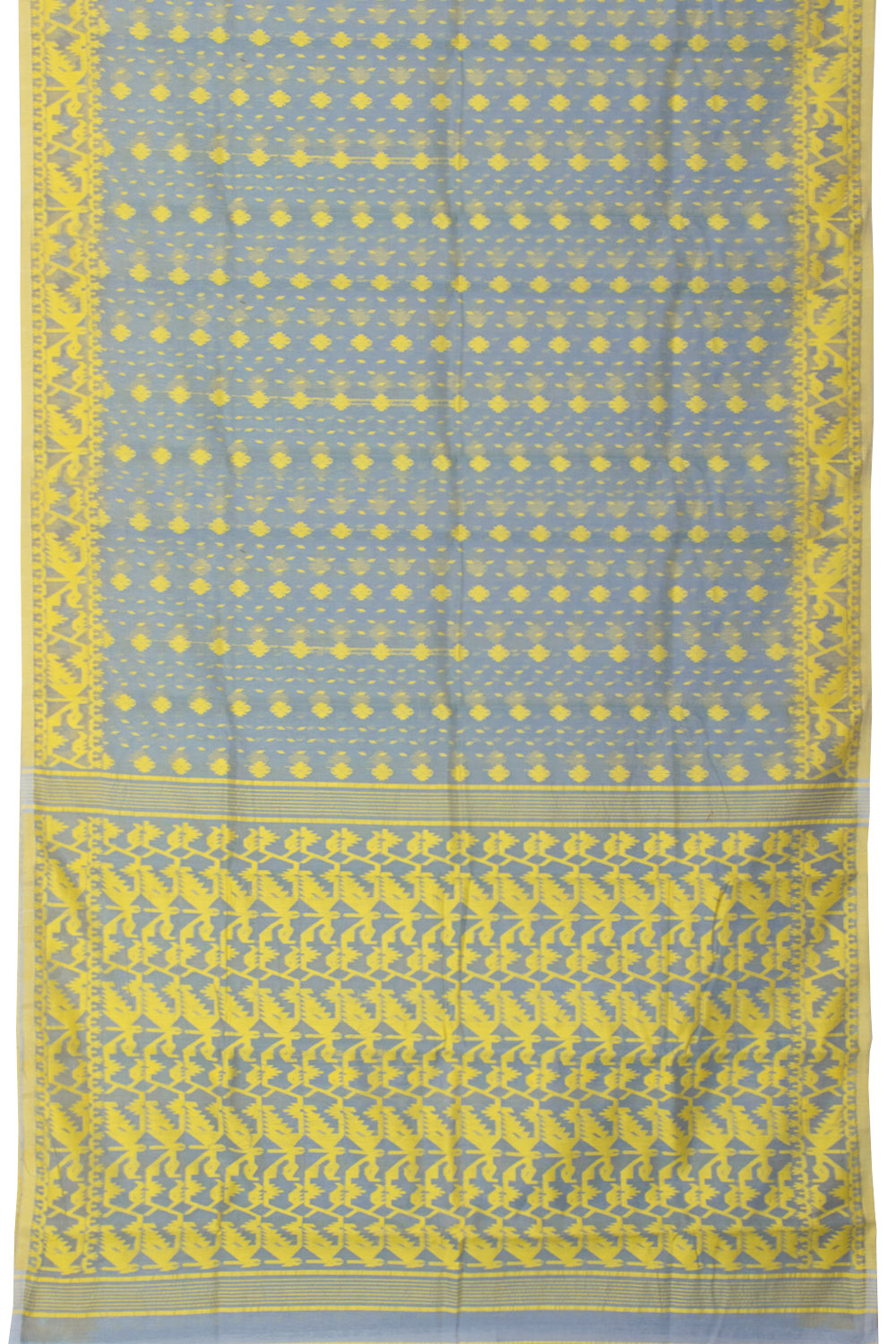 Handloom Jamdani Style Cotton Saree 10061447