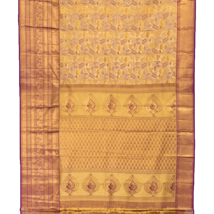 Pure Tissue Silk Bridal Jacquard Kanjivaram Saree 10056611