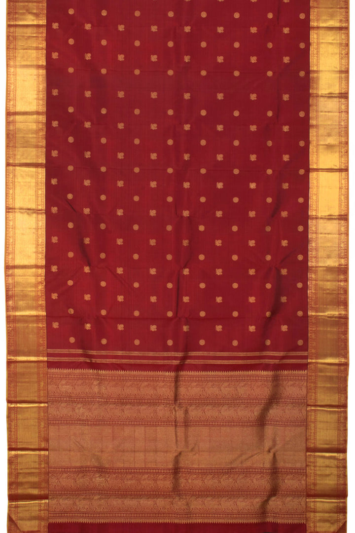 Handloom Pure Zari Bridal Kanjivaram Silk Saree 10058777