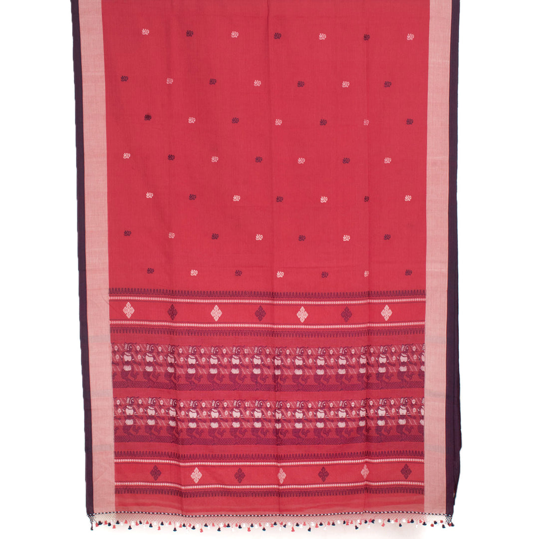 Handloom Bengal Jamdani Cotton Saree 10056365