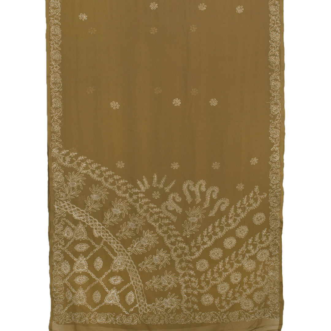 Chikankari Embroidered Georgette Saree 10056511