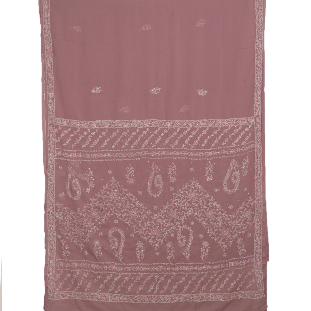 Chikankari Embroidered Georgette Saree 10056514