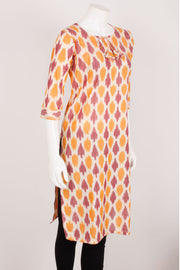 Handloom Ikat Cotton Kurta 10060392
