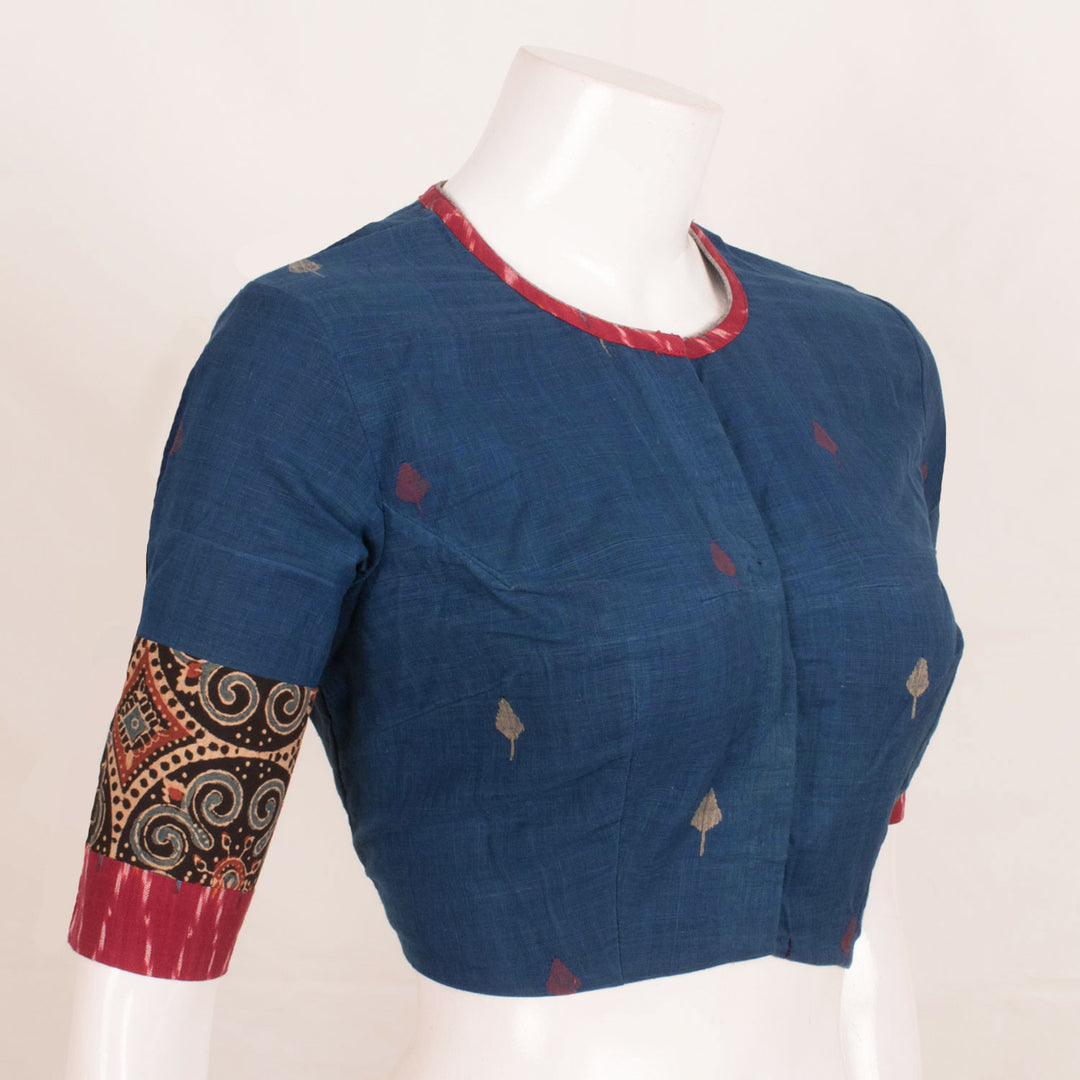 Sequin Embroidered Khadi Cotton Blouse 10055840