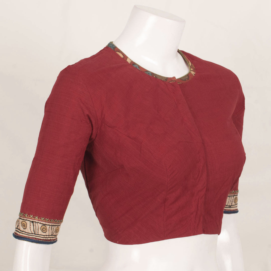 Handcrafted Embroidered Cotton Blouse 10055846